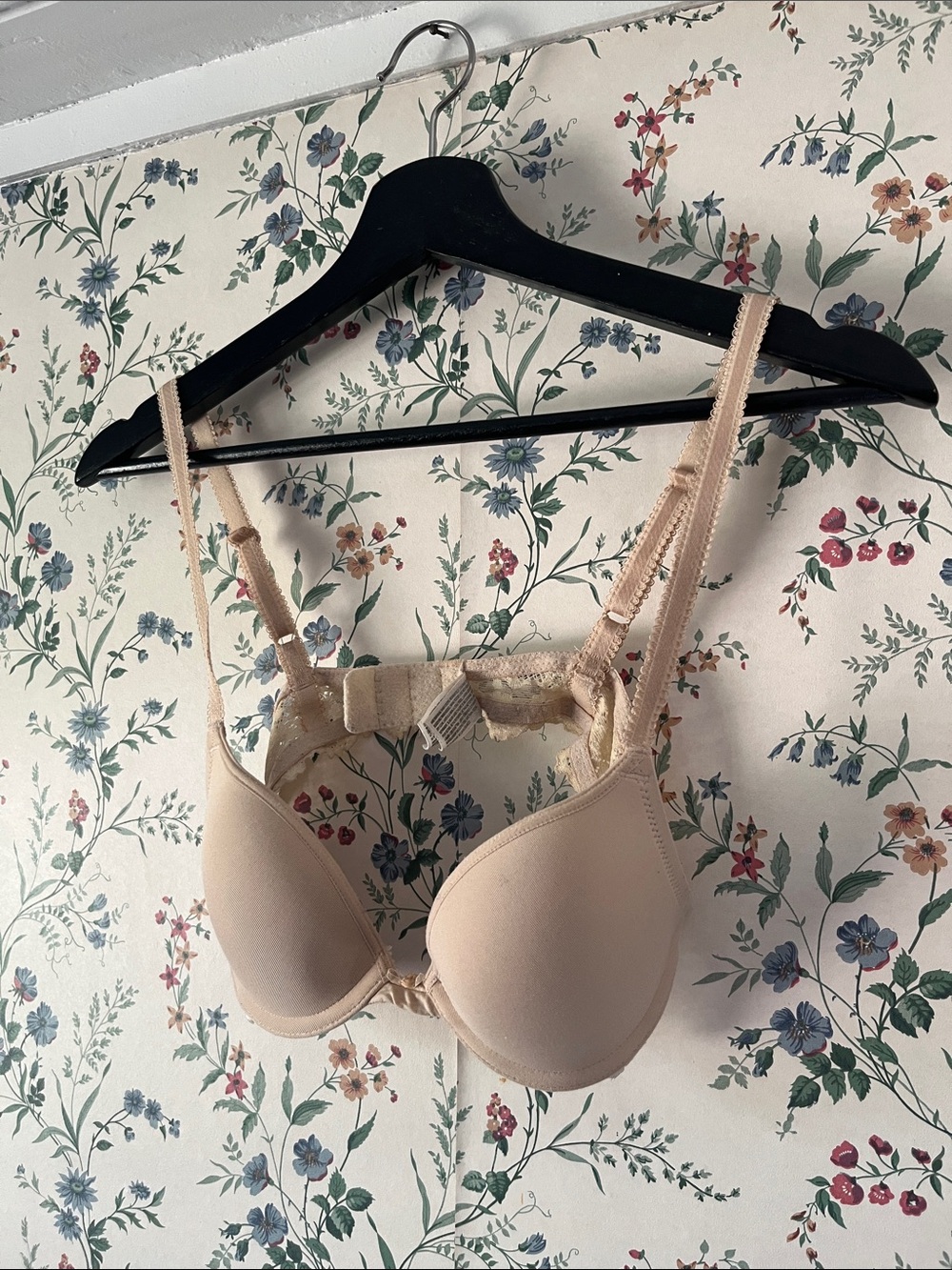 Wacoal Black Lace-Trim Padded Bra